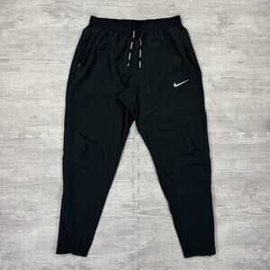 Nike Dri-Fit Phenom Elite Pants Mens L Large Black Dri-Fit Running CV7439-010